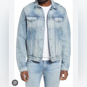 FRAME L’Homme Men’s denim jacket in Broad Beach